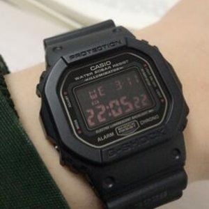 Casio small square sports waterproof watch men